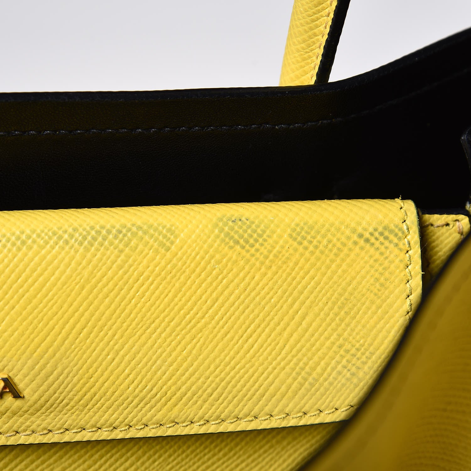 Prada Saffiano Cuir Large Double Bag Girasole 10 of 18