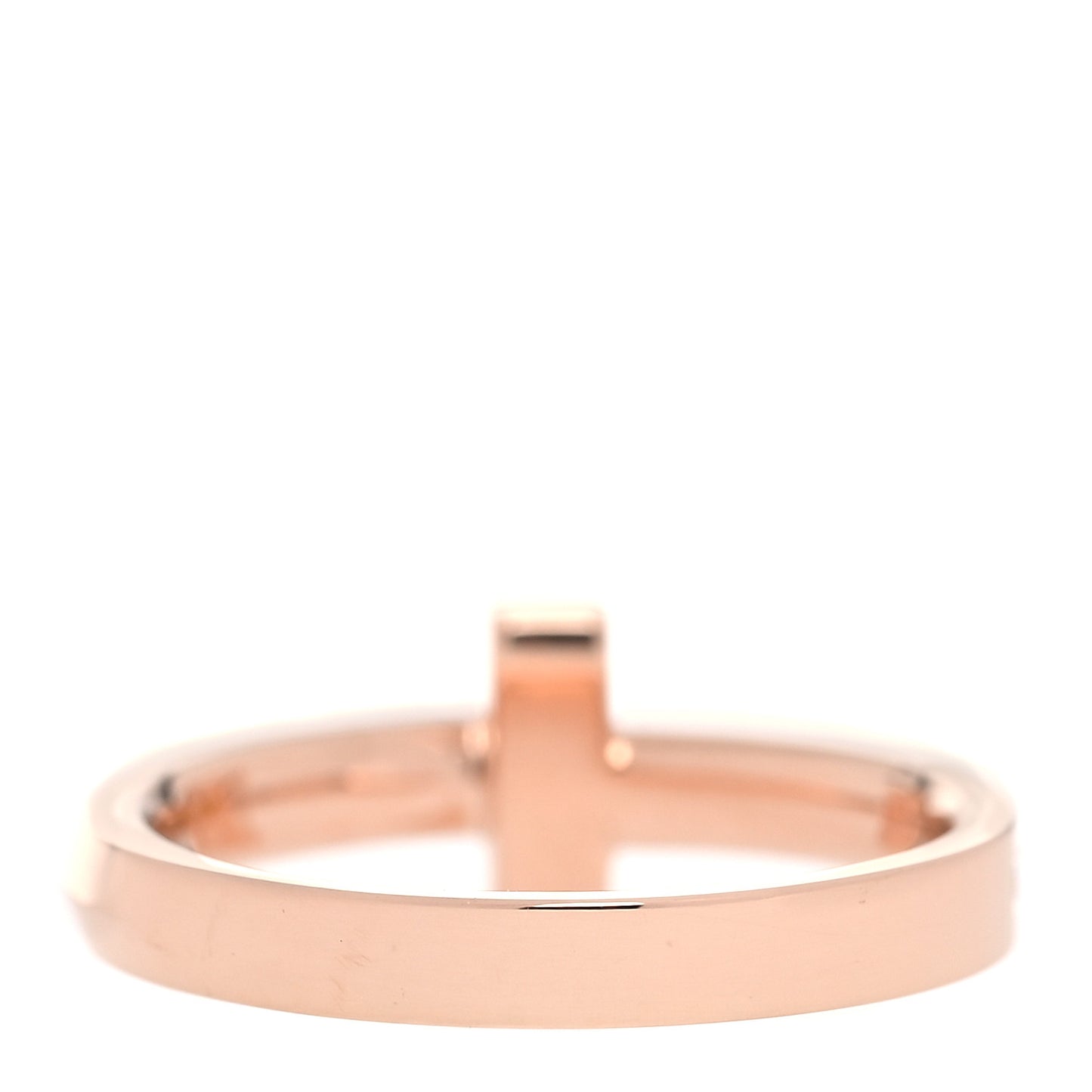 18K Rose Gold Diamond T T1 Ring 48 4.5