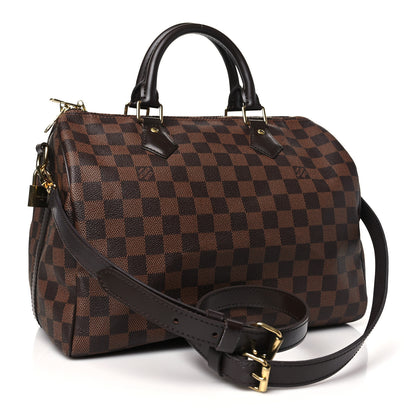 Louis Vuitton Damier Ebene Speedy Bandouliere 30 3 of 9