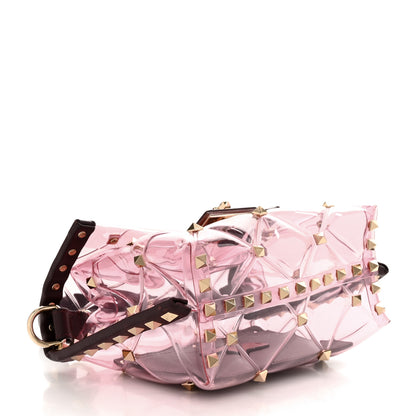 Valentino Garavani PVC Mini Candystud Top Handle Bag Rubin 4 of 14