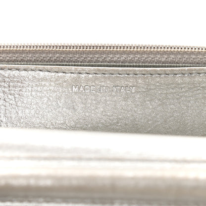 Chanel Metallic Lambskin Wallet on Chain WOC Silver 7 of 14