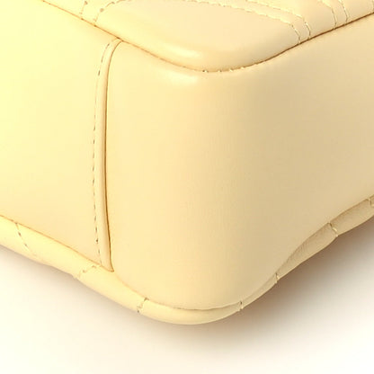 Gucci Lambskin Matelasse Small GG Marmont Shoulder Bag  Yellow 8 of 8