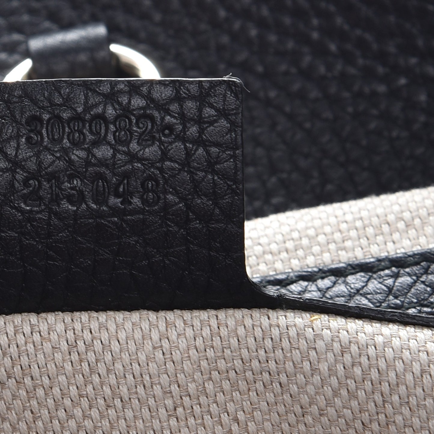 Pebbled Calfskin Medium Soho Chain Shoulder Bag Black