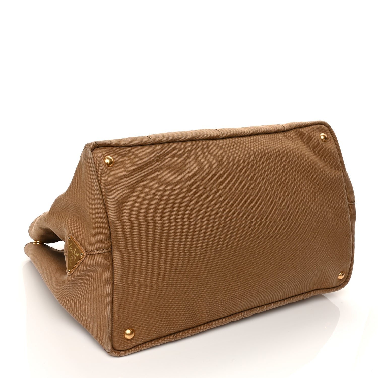 Prada Canapa Large Logo Tote Tabacco 3 of 10