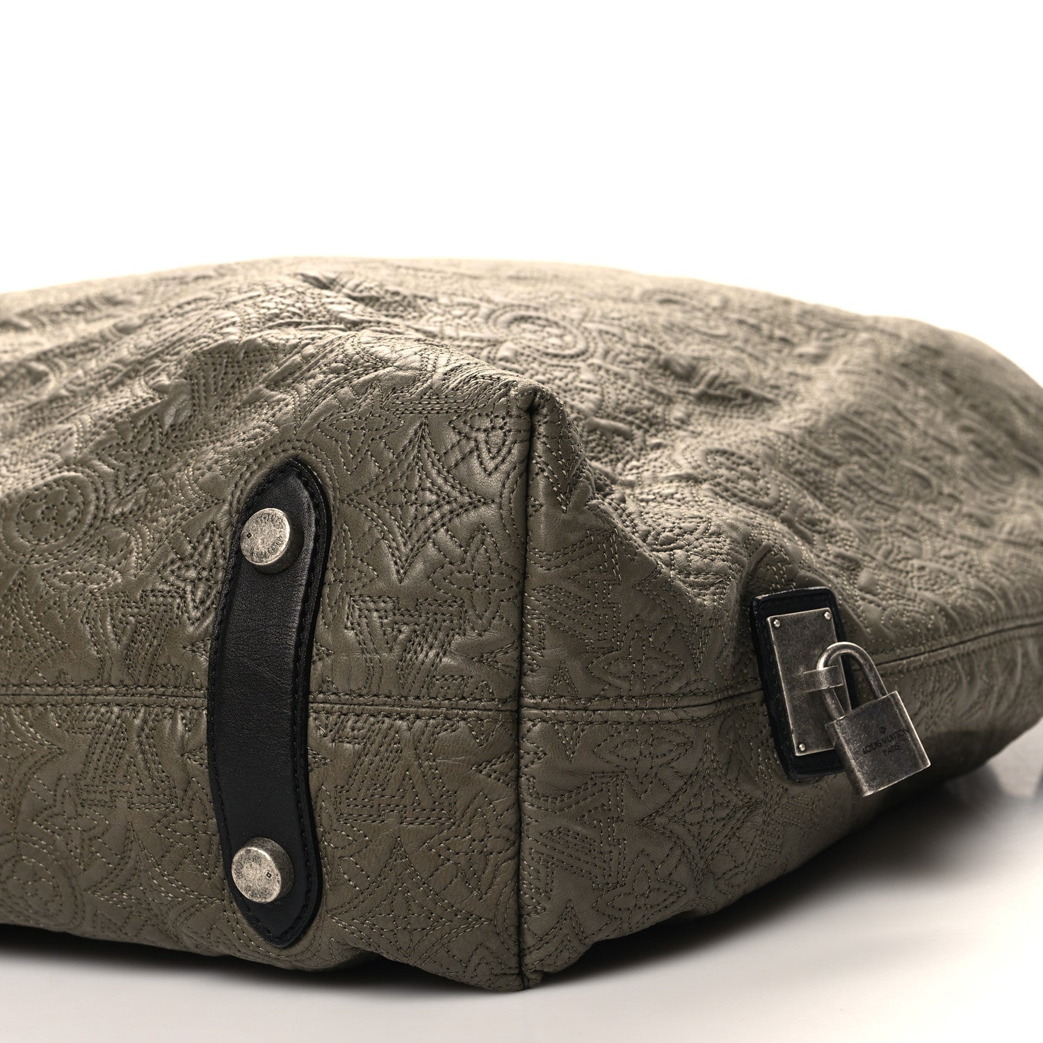 Louis Vuitton Monogram Lambskin Antheia Hobo GM Olive 9 of 9