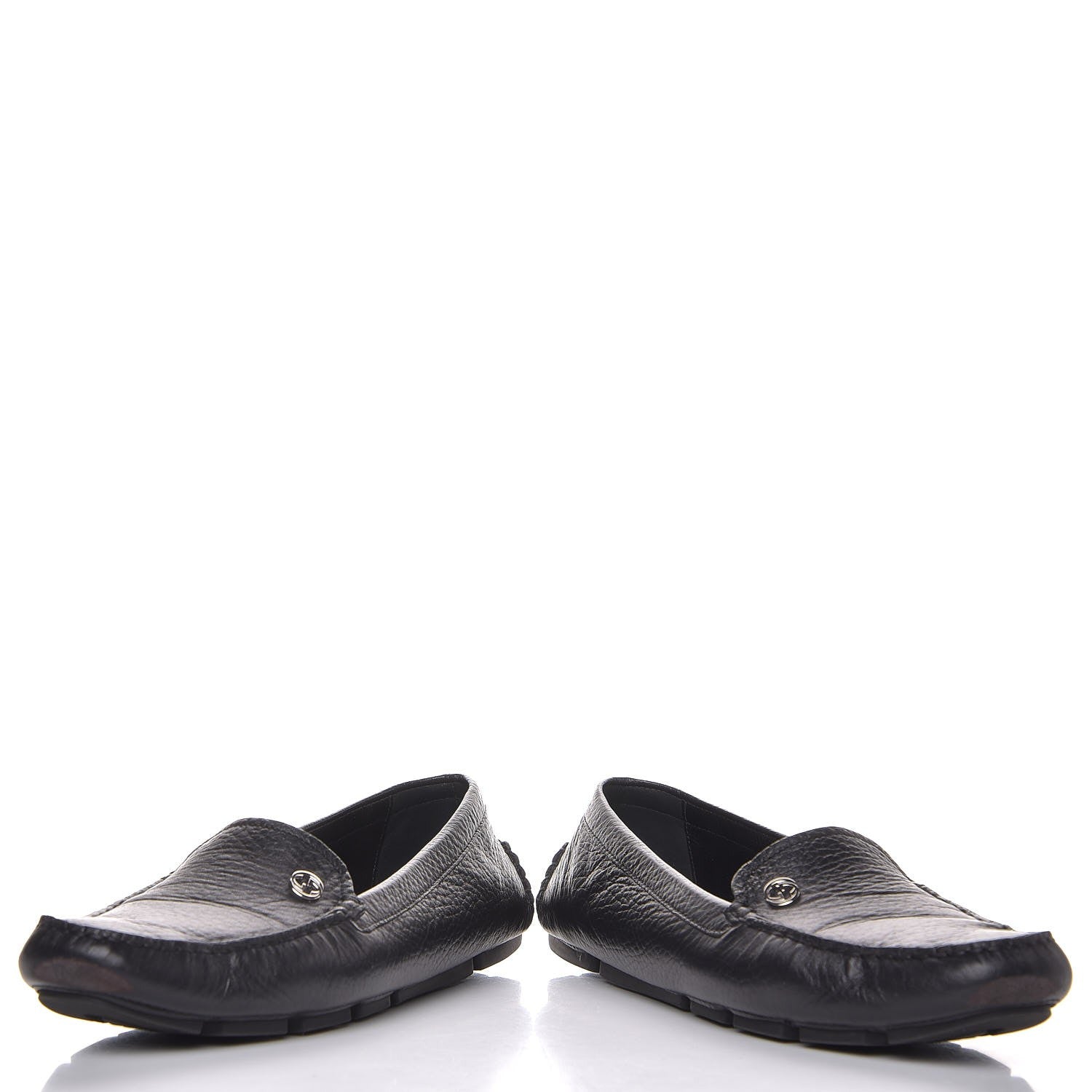 Gucci Cellarius Soft Interlocking G Driver Loafers 38.5 Black 6 of 13