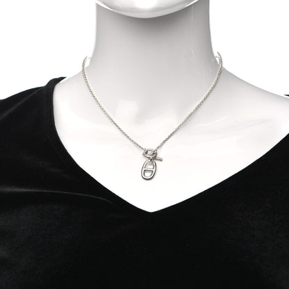 Hermes Sterling Silver Amulette Chaine d'Ancre Necklace 2 of 4