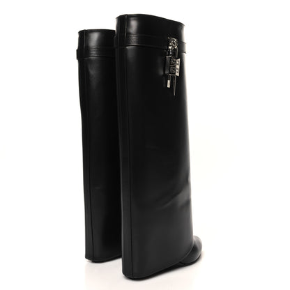 Givenchy Calfskin Shark Lock Pant Boots 40 Black 5 of 9