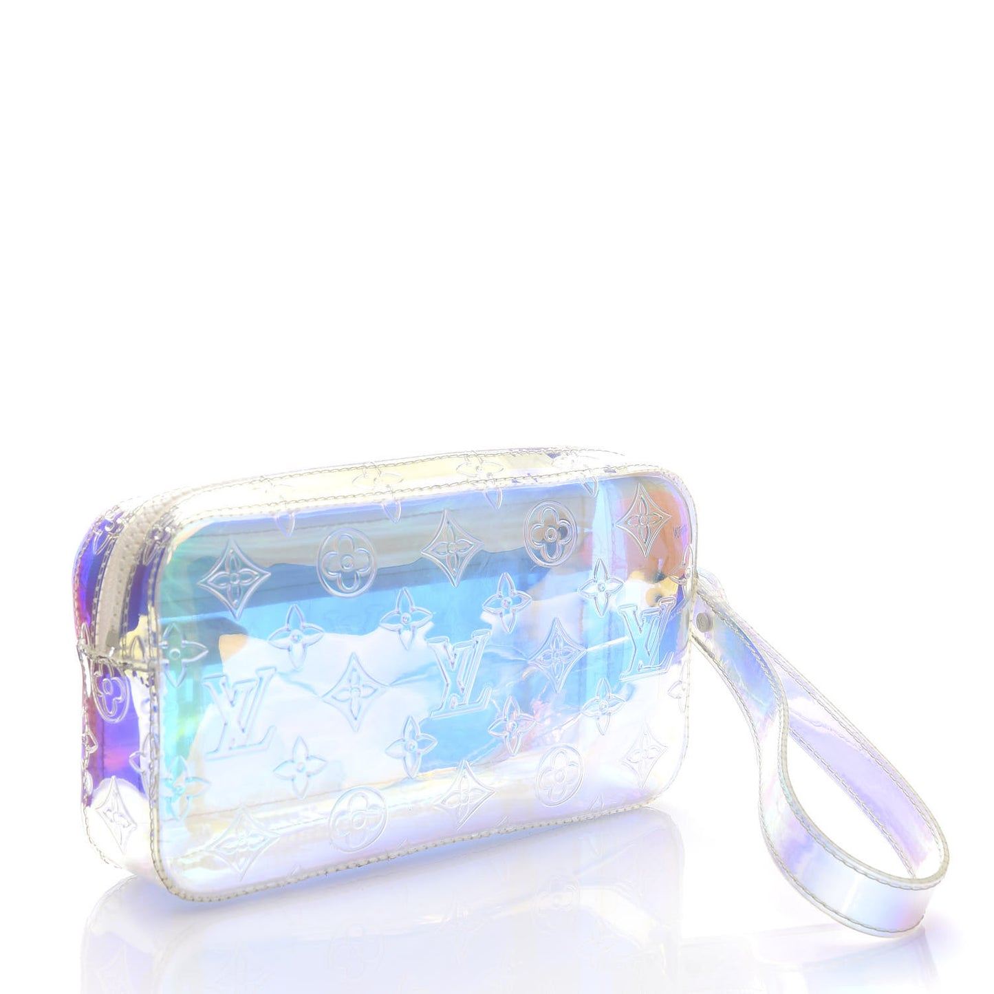 PVC Monogram Pochette Volga Iridescent Prism