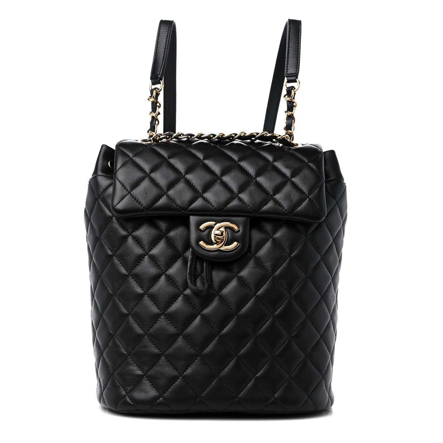 Chanel Lambskin Quilted Small Urban Spirit Backpack Black 1 of 9