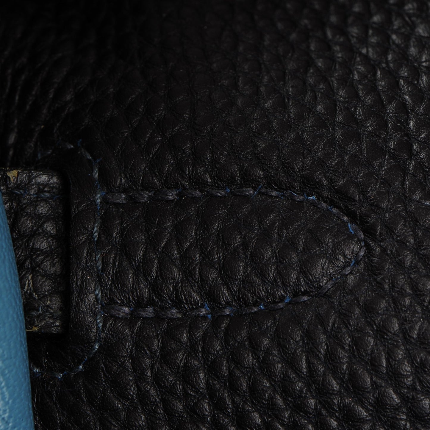 Togo Kelly Retourne 28 Indigo Blue Jean