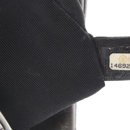 Chanel Metallic Calfskin Quilted Medium Chain Me Hobo Dark Silver 7 of 7