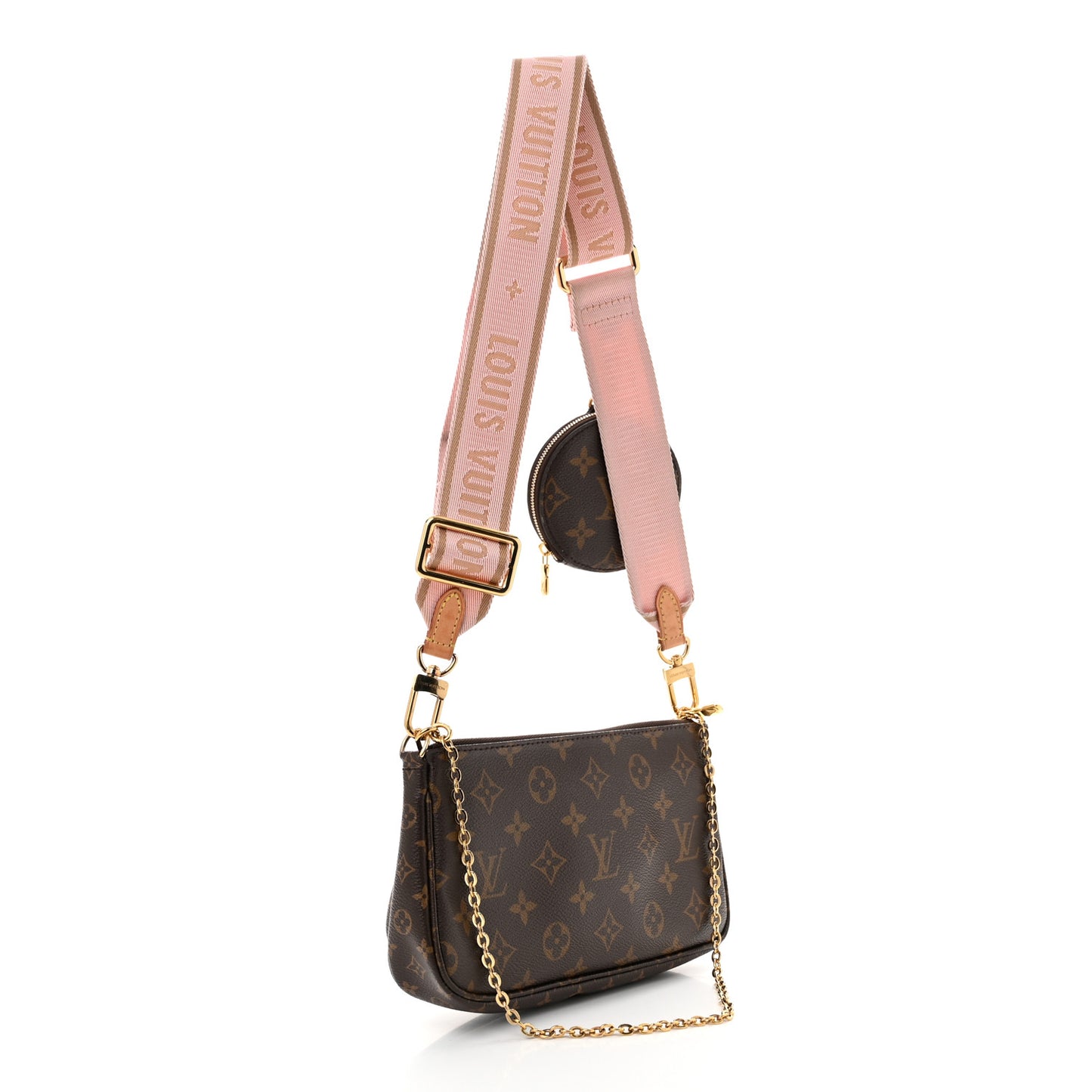 Monogram Multi Pochette Accessories Rose Clair