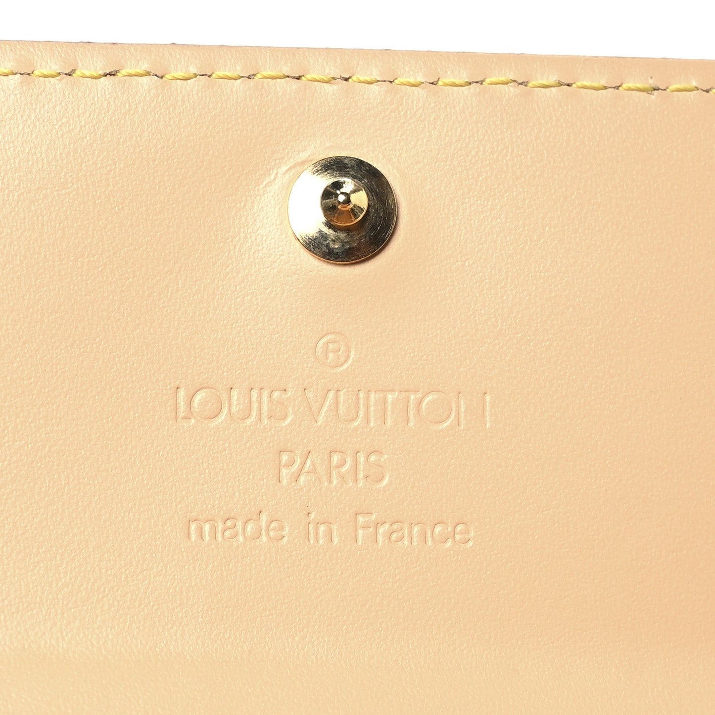 Monogram Porte-Monnaie Plat Coin Purse White