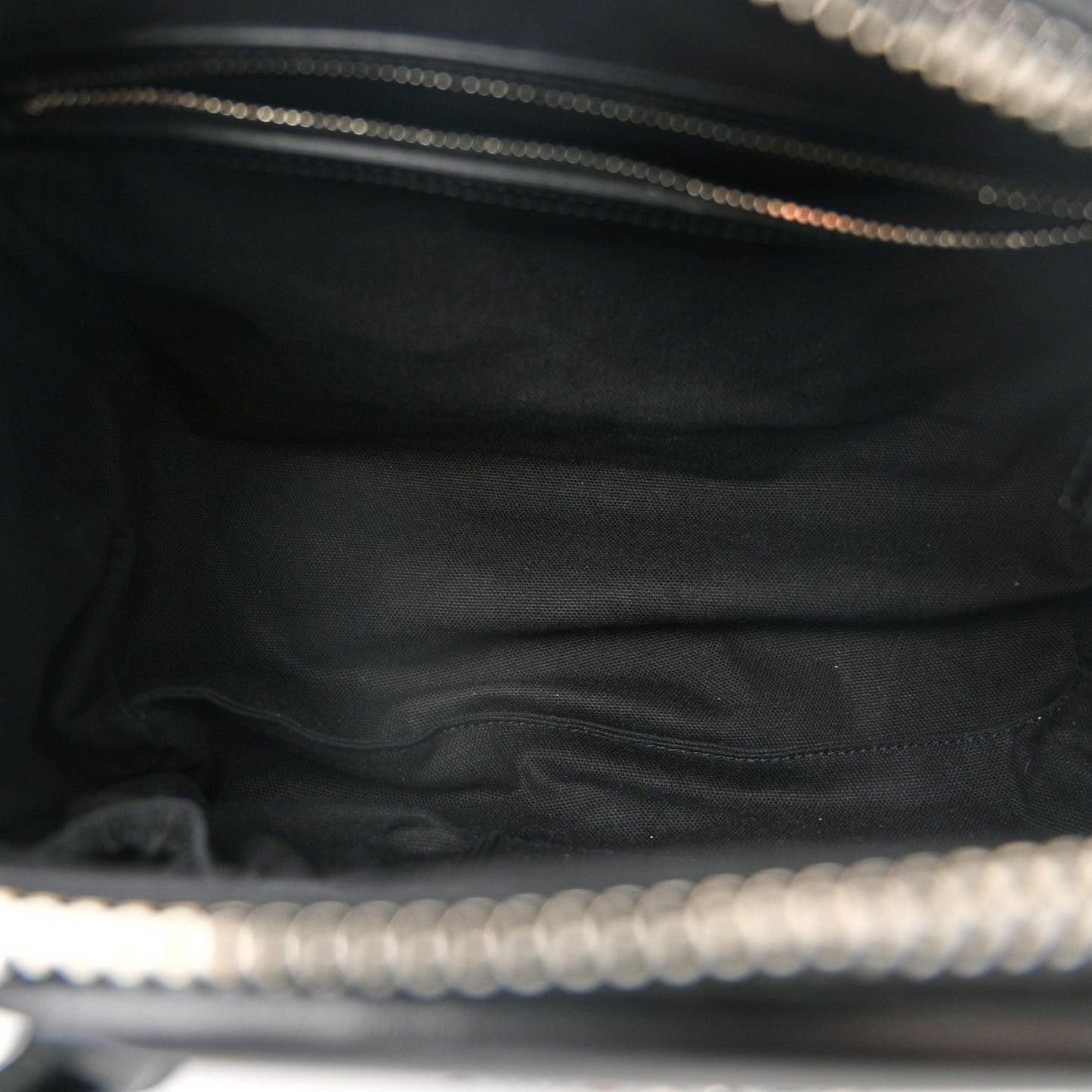 Shiny Lord Calfskin Mini Antigona Black