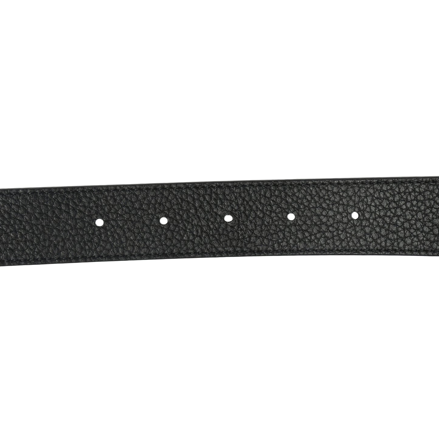 Taurillon Calfskin 30mm LV Initiales Reversible Belt 85 34 Black
