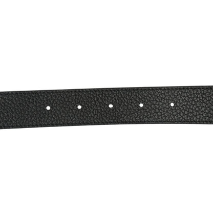 Louis Vuitton Taurillon Calfskin 30mm LV Initiales Reversible Belt 85 34 Black 4 of 5