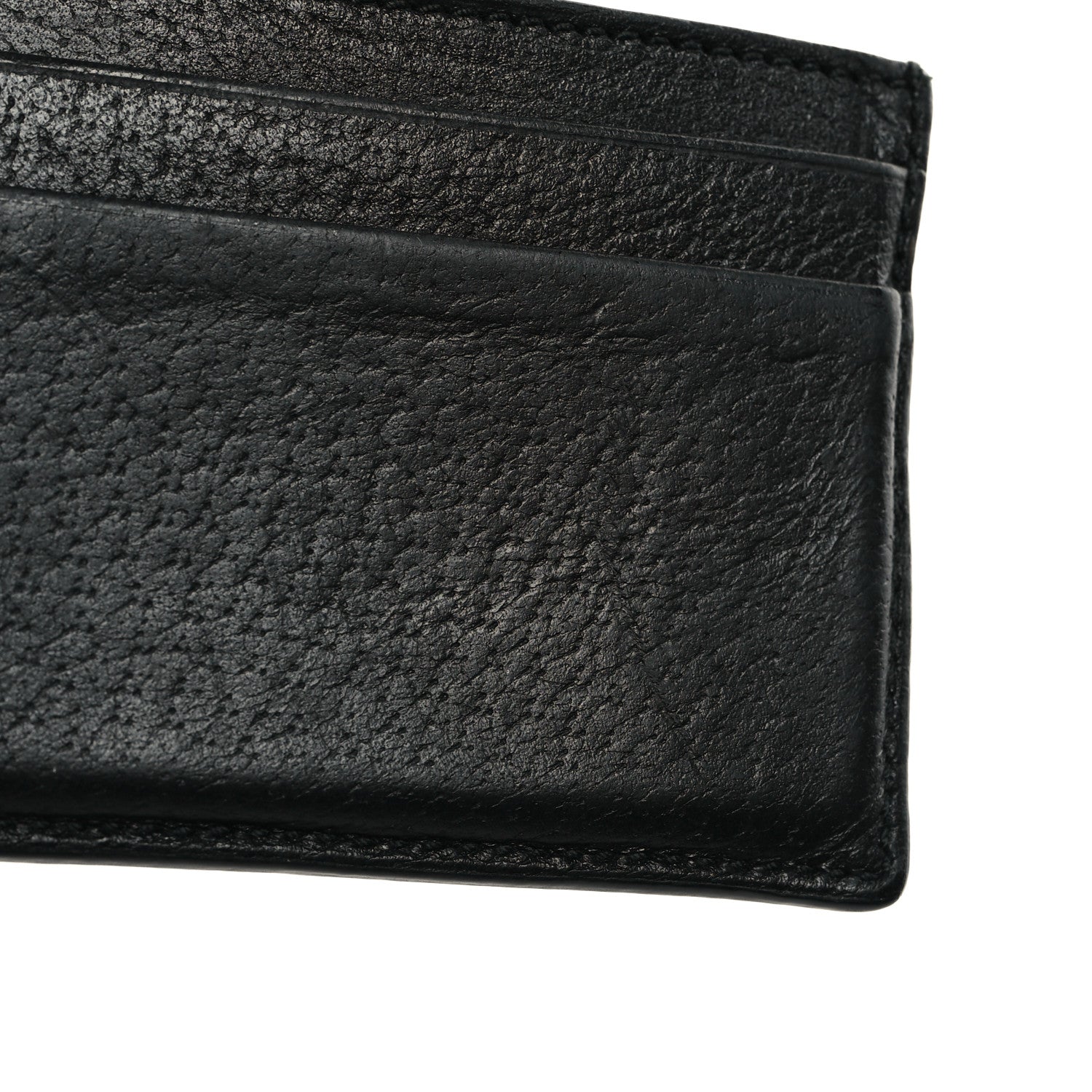 Gucci Pebbled Calfskin Animalier Card Holder Black 8 of 9