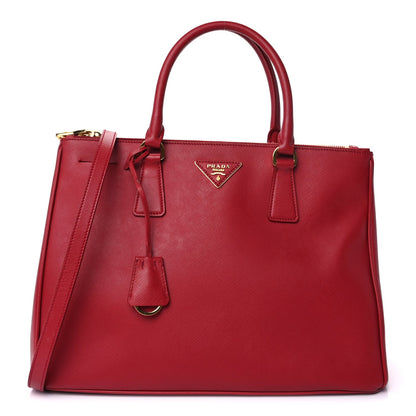 Prada Saffiano Lux Extra Large Galleria Double Zip Tote  Fuoco 1 of 8