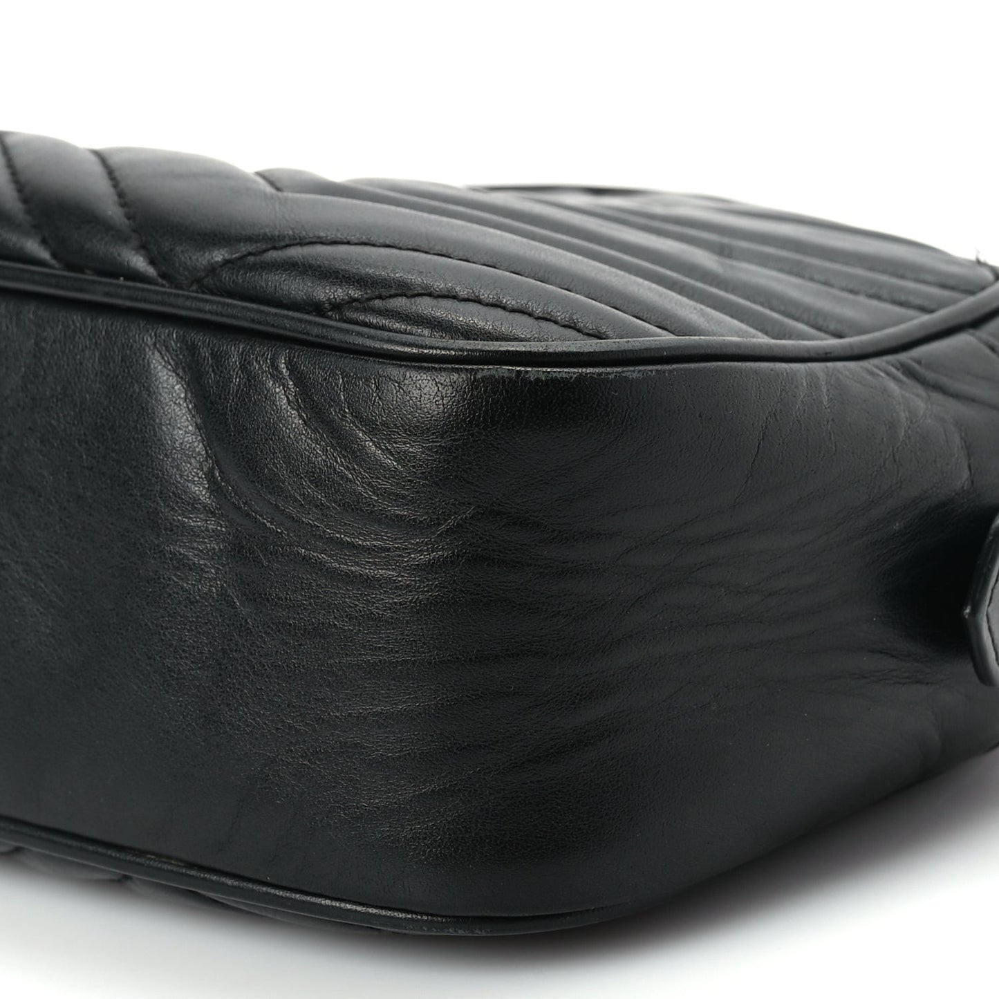 Calfskin Matelasse Small GG Marmont Chain Shoulder Bag