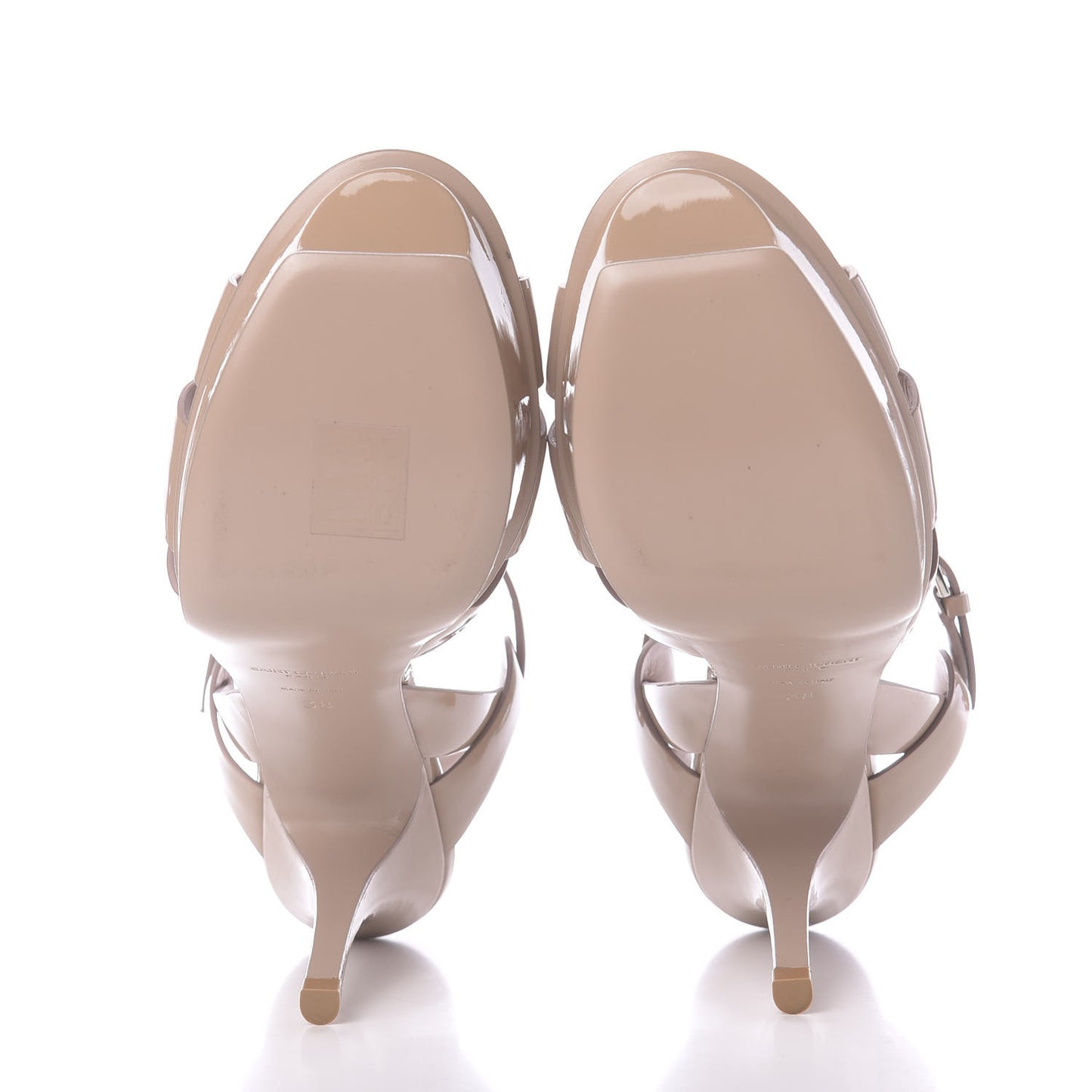 Patent Tribute 75 Platform Sandals 38 Nude
