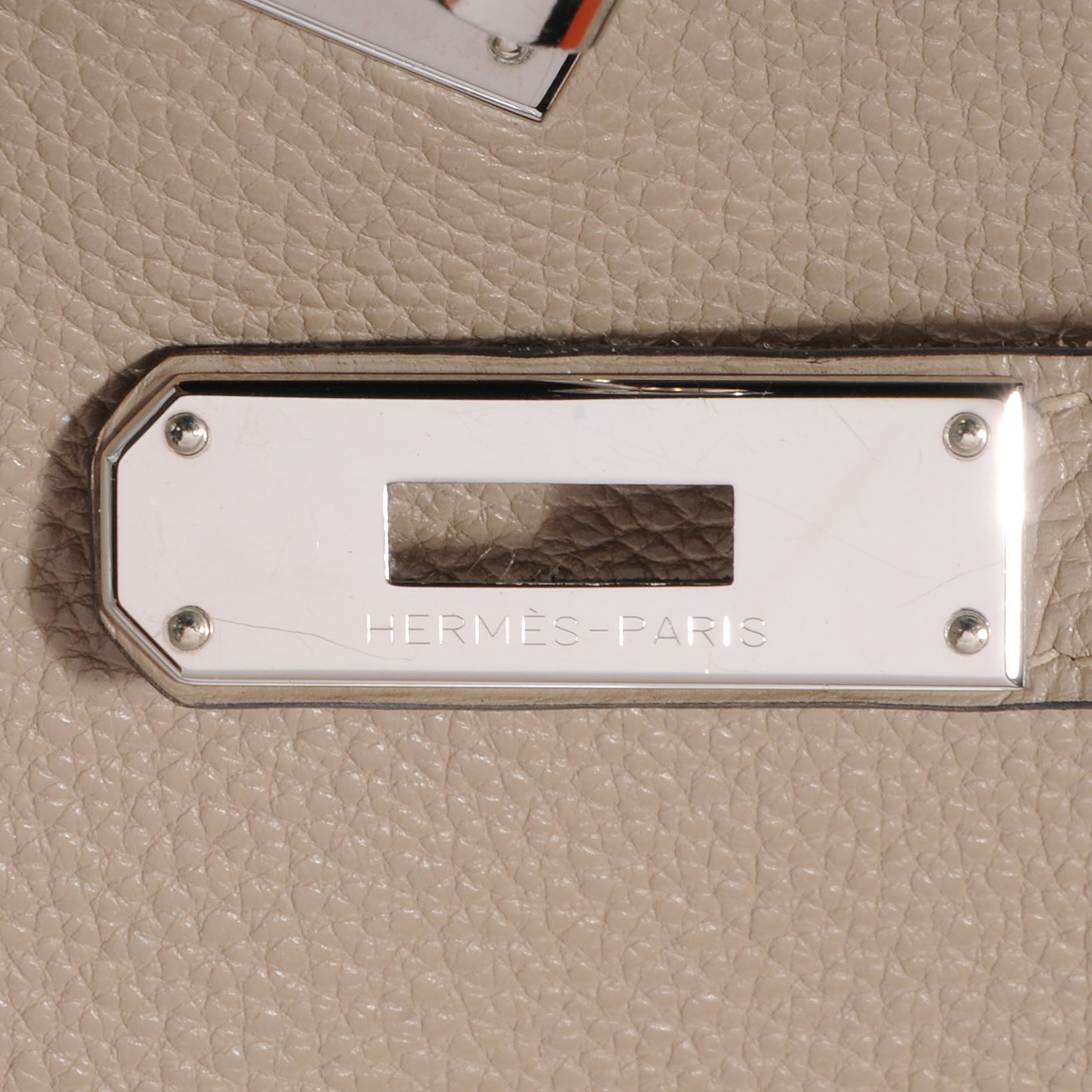 Hermes Taurillon Clemence Kelly Retourne 28 Gris Tourterelle 9 of 10