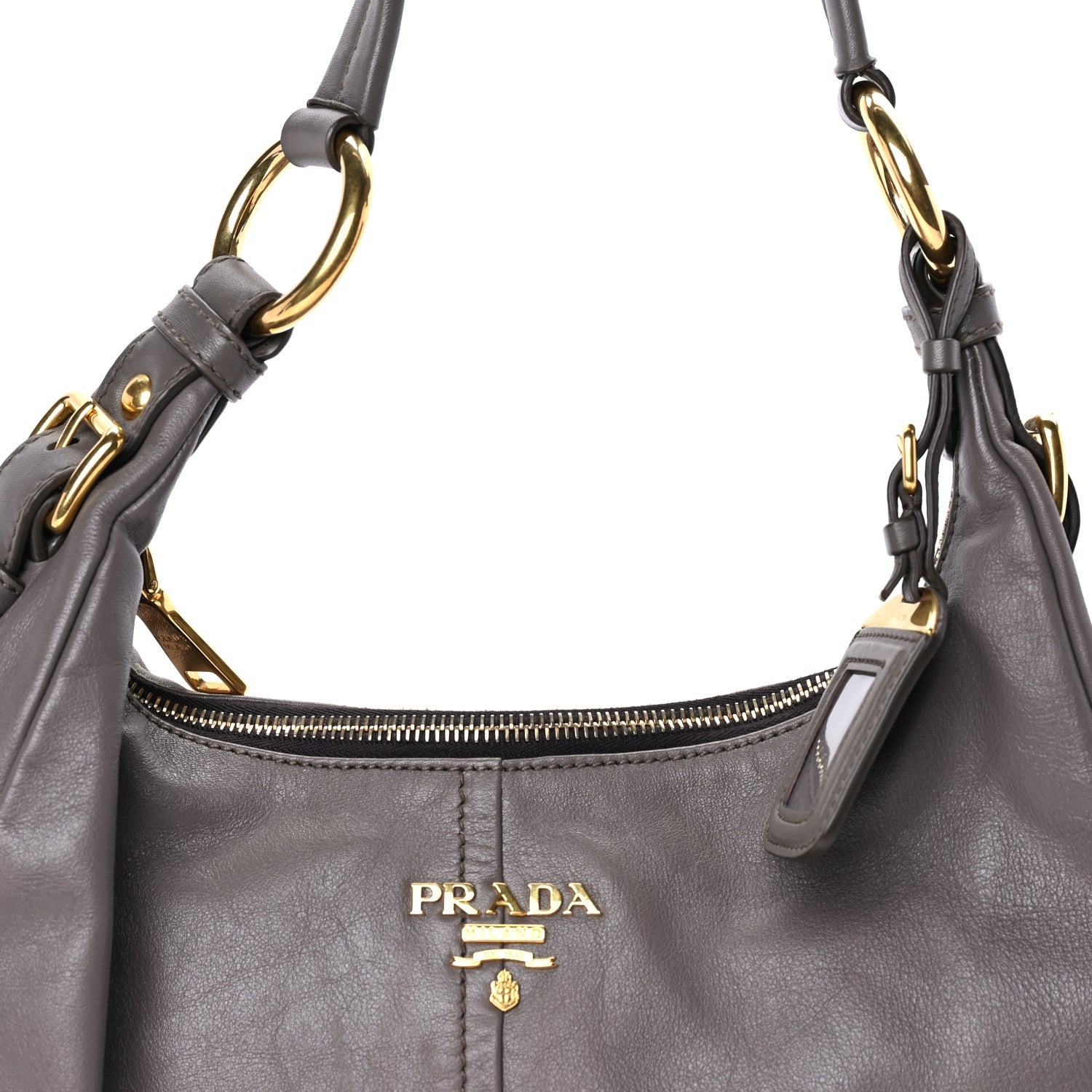Prada Soft Calf Hobo Bambu Bambu 6 of 7