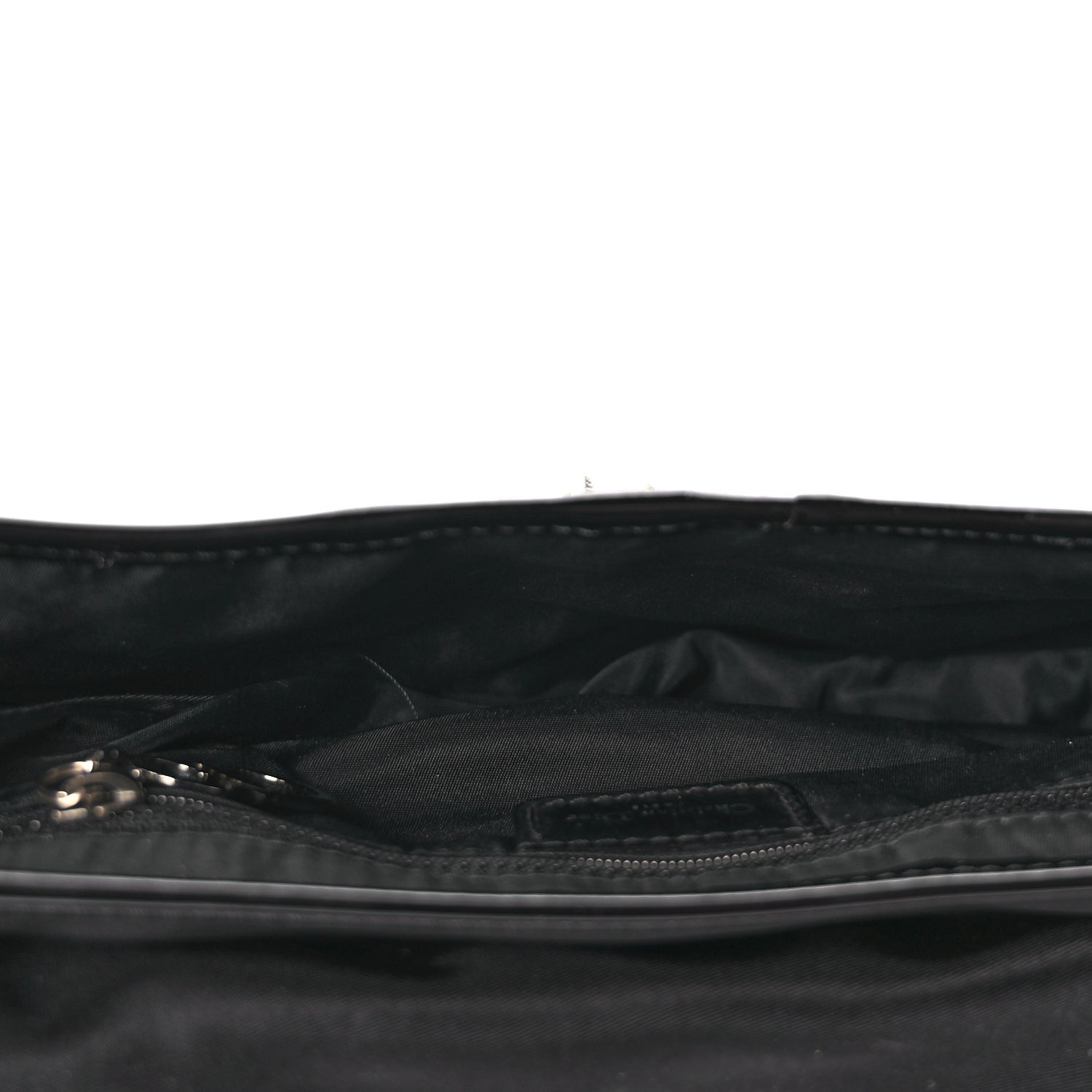 Christian Dior Nylon Saddle Bag Black 4 of 8