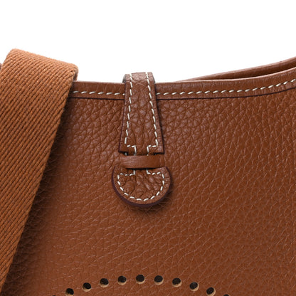 Hermes Taurillon Clemence Evelyne TPM Gold 6 of 8