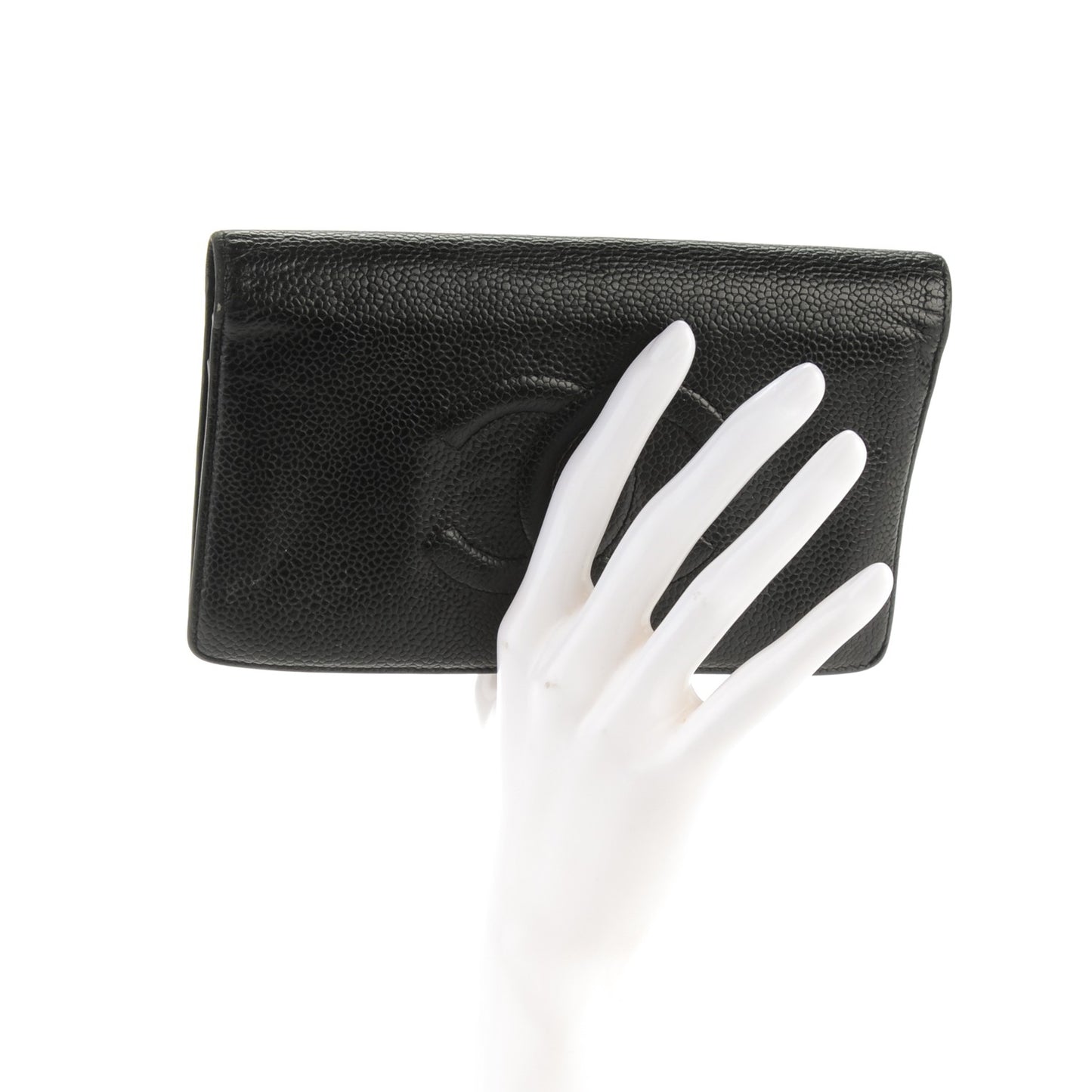 Caviar Timeless CC Yen Wallet Black