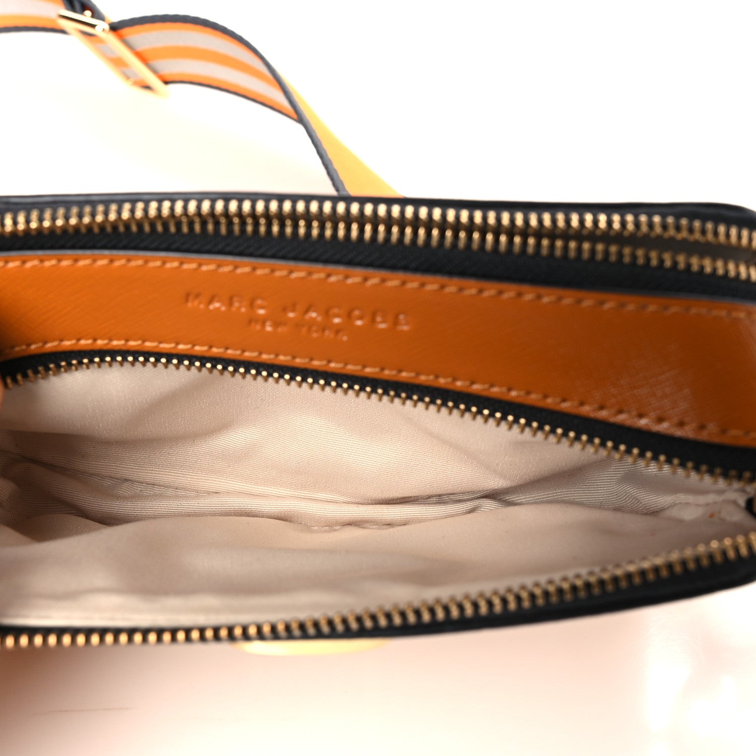 Marc Jacobs Saffiano Small Snapshot Camera Bag Yellow Multi 5 of 10