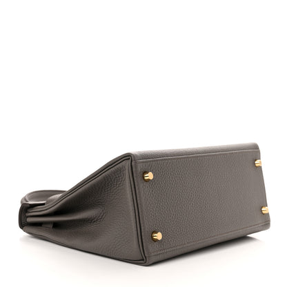 Hermes Togo Kelly Retourne 28 Etain 4 of 11