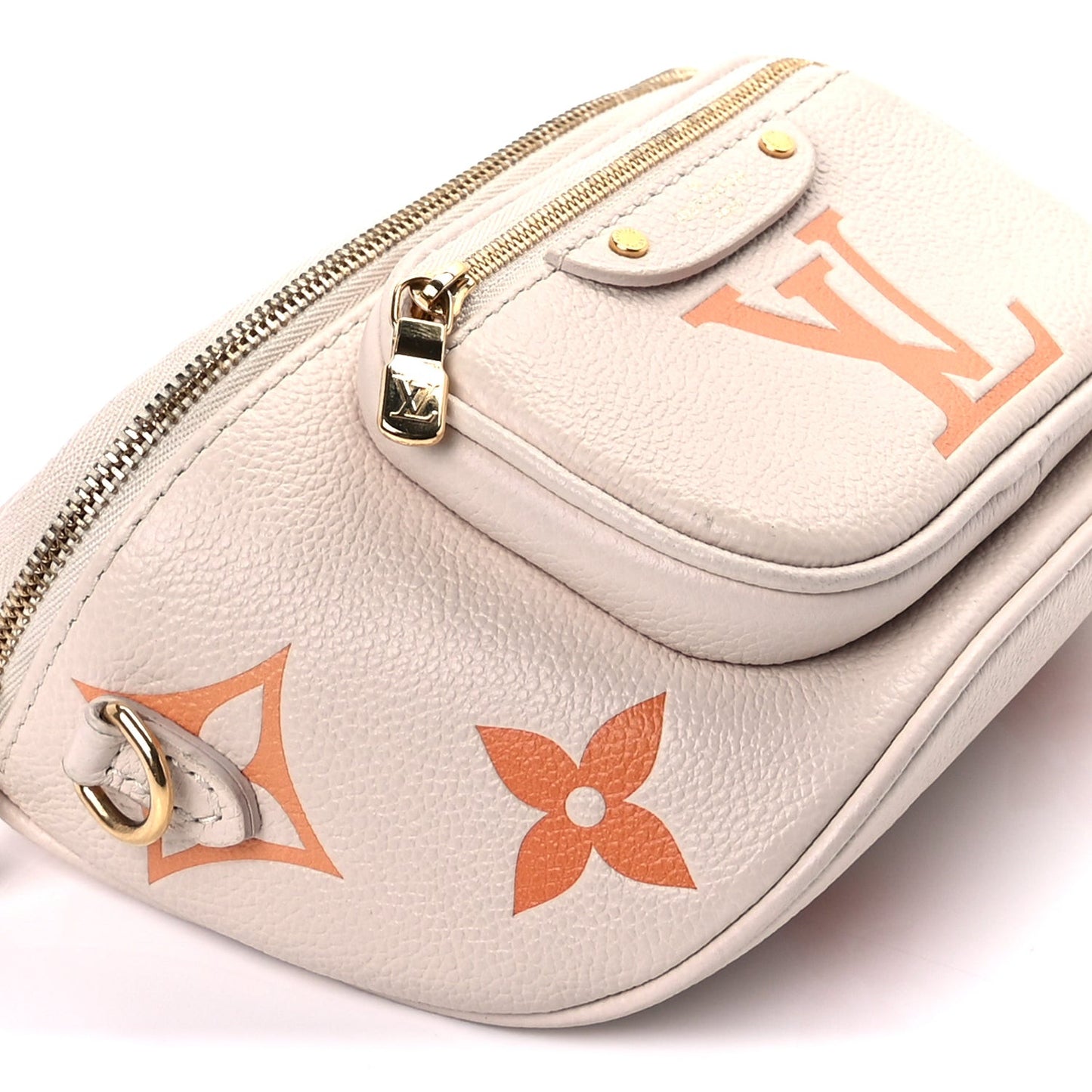 Empreinte Monogram Giant Mini By The Pool Bumbag  Cream Saffron