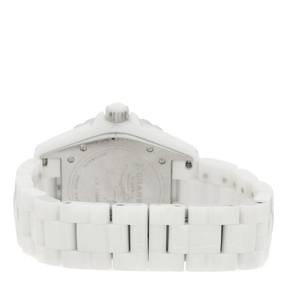 Chanel Stainless Steel Ceramic 38mm J12 Automatic Watch White 3 of 5
