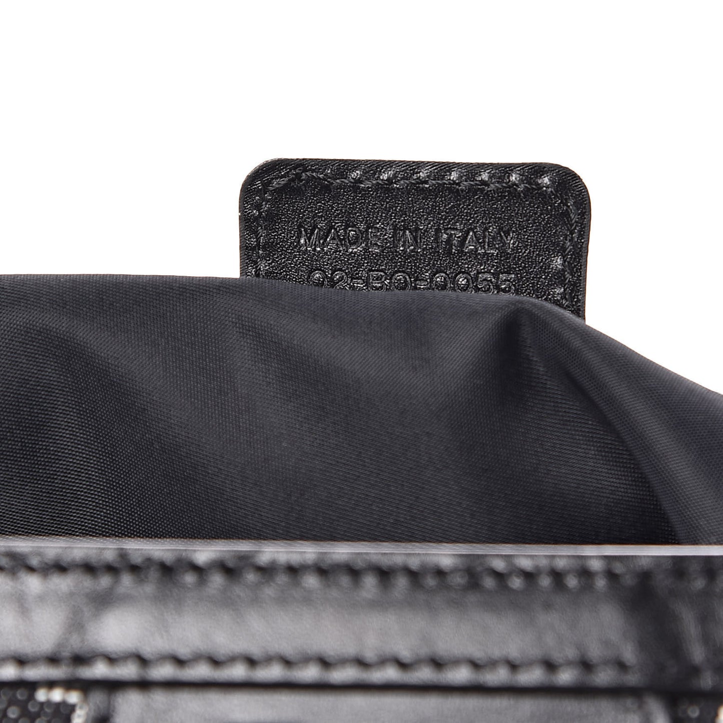 Denim Calfskin Monogram Tote Black