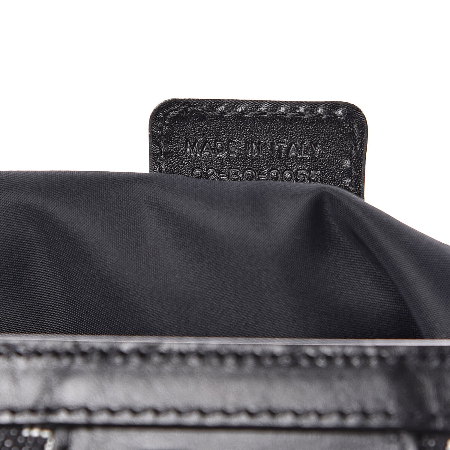 Christian Dior Denim Calfskin Monogram Tote Black 7 of 12