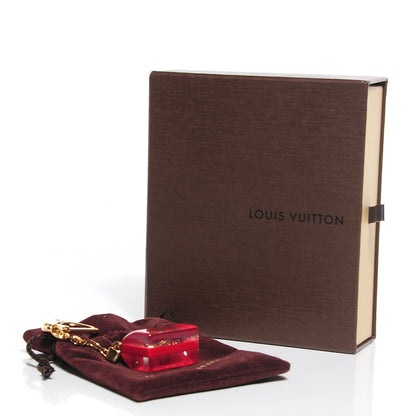 Louis Vuitton Resin Inclusion Speedy Bag Charm Key Chain Pomme D'Amour 5 of 5