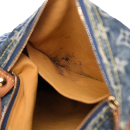Louis Vuitton Monogram Denim Baggy PM Blue 8 of 16