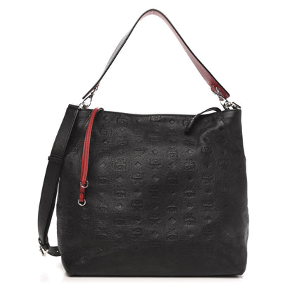 MCM Calfskin Ottomar Large Klara Hobo Black 1 of 10