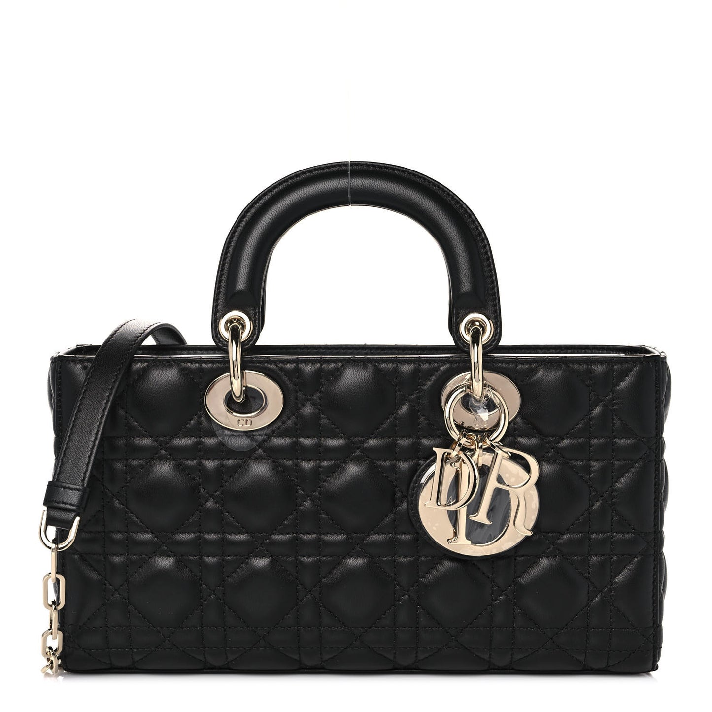 Lambskin Cannage Lady D-Joy Black