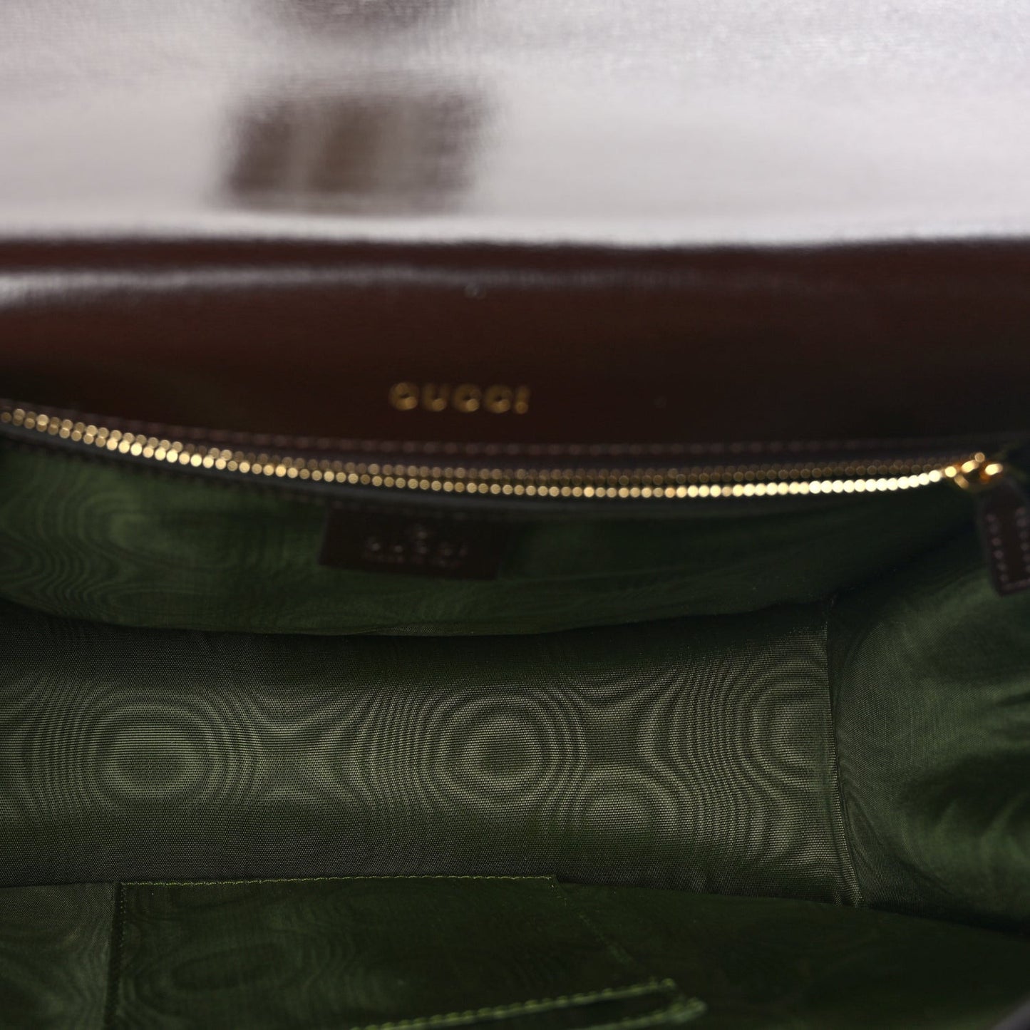 Suede Medium Torchon GG Ring Shoulder Bag  Reflex Brown