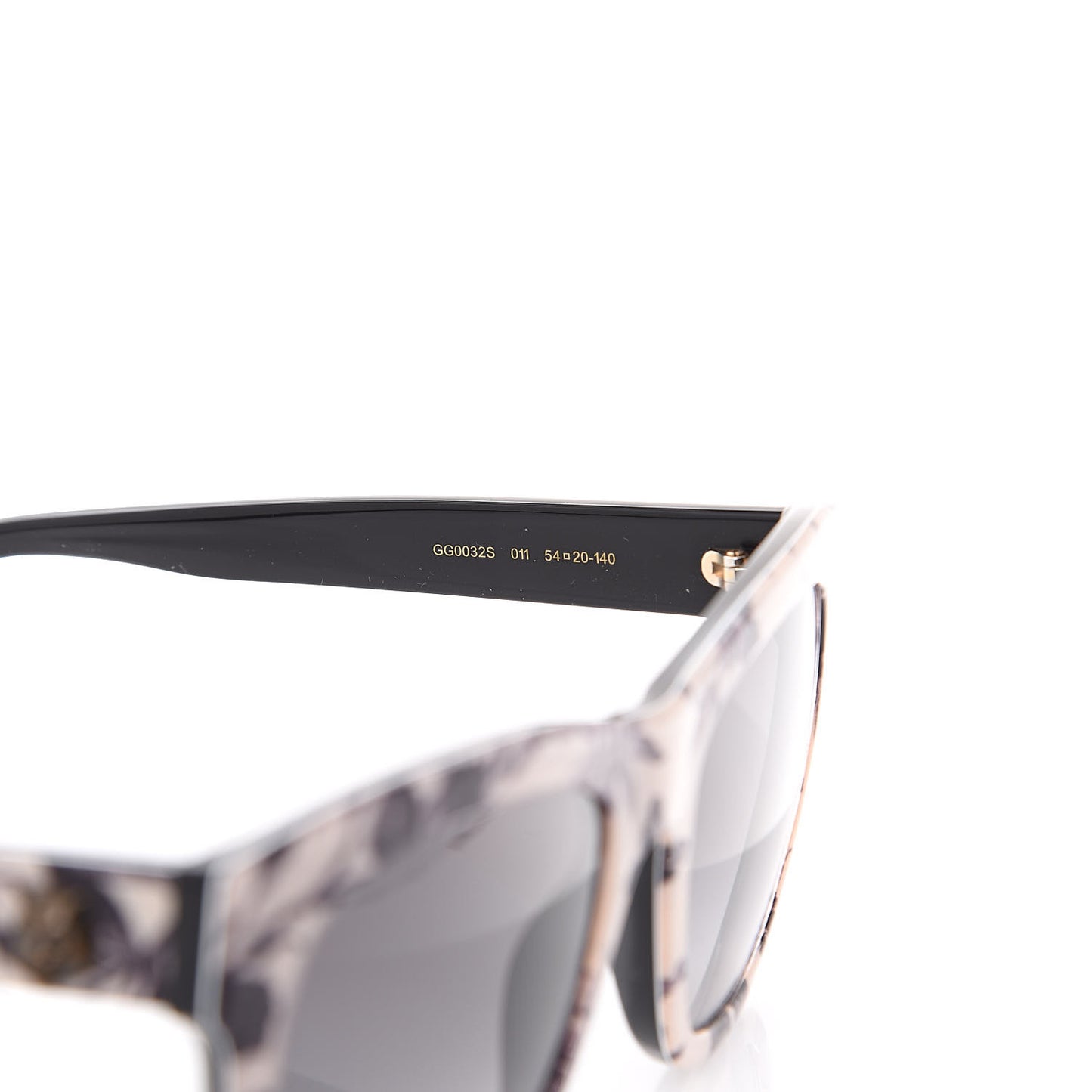 Acetate Herbarium Print Square Frame Sunglasses GG0032S Grey