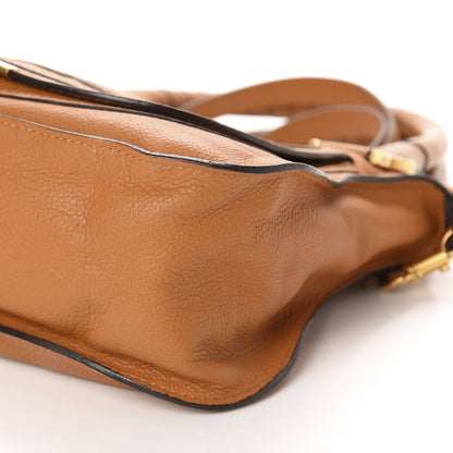 Chloe Calfskin Medium Marcie Satchel Tan 7 of 10