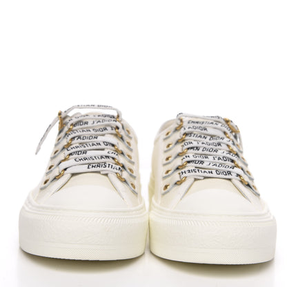 Christian Dior Canvas Walk'n Dior Low Top Sneakers 36 White 2 of 9