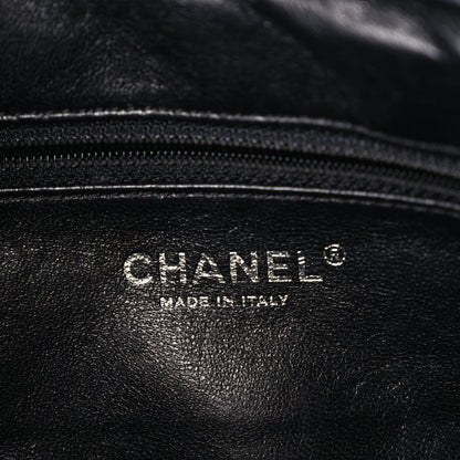 Chanel Metallic Aged Calfskin Quilted Medium Reissue Camera Case Black 5 of 8
