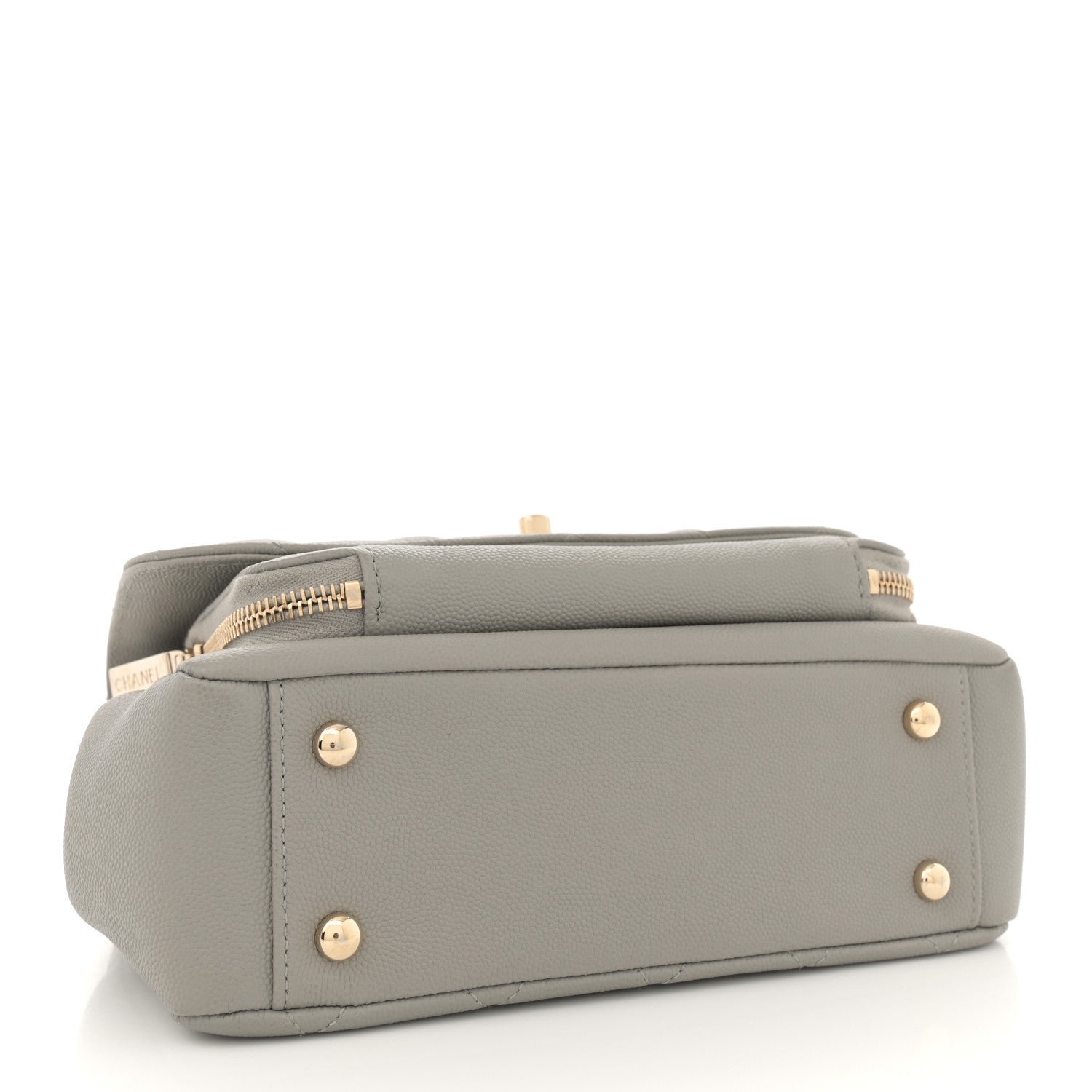 Chanel Caviar Quilted Medium Business Affinity Flap Grey 4 of 11