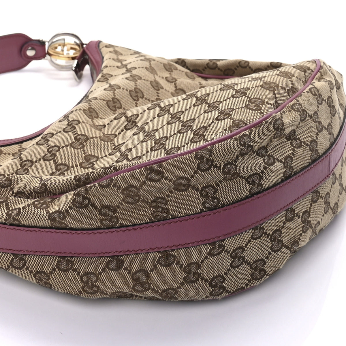 Gucci Monogram Medium GG Twins Hobo Pink 7 of 8