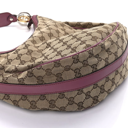 Gucci Monogram Medium GG Twins Hobo Pink 7 of 8