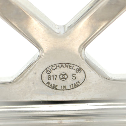 Chanel Crystal CC Cuff Silver 4 of 5