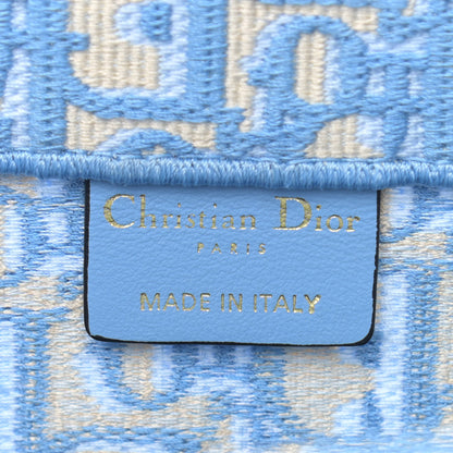 Christian Dior Oblique Medium Book Tote Light Blue 6 of 10